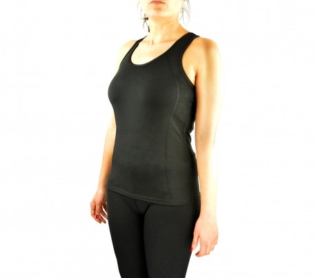 Pack de 4 camisetas sin mangas para mujer en tejido transpirable para fitness