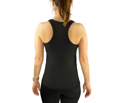 Pack de 4 camisetas sin mangas para mujer en tejido transpirable para fitness