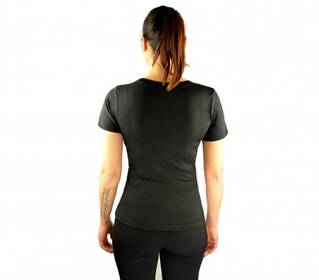 Pack 4 camisetas deportivas para mujer en tejido transpirable para fitness