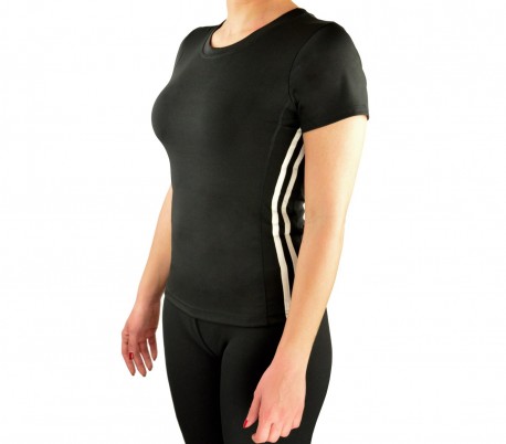 Pack 4 camisetas deportivas para mujer en tejido transpirable para fitness