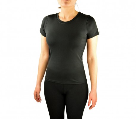 Pack 4 camisetas deportivas para mujer en tejido transpirable para fitness