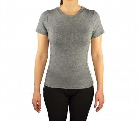 Pack 4 camisetas deportivas para mujer en tejido transpirable para fitness