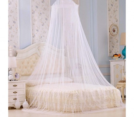 176740 Mosquitera para cama de cortina 60 x 250 x 1200 cm EVERTOP