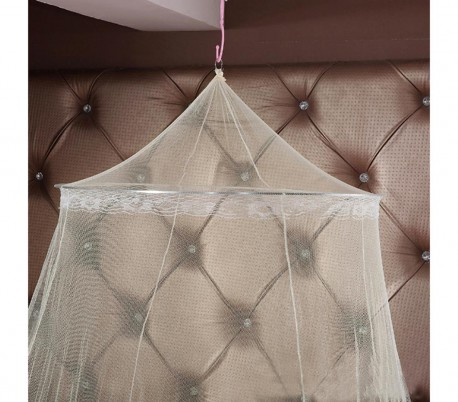 176740 Mosquitera para cama de cortina 60 x 250 x 1200 cm EVERTOP