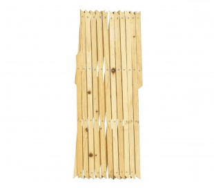 434013 Rejilla de madera extensible Welkhome 150x30 cm para las plantas 2