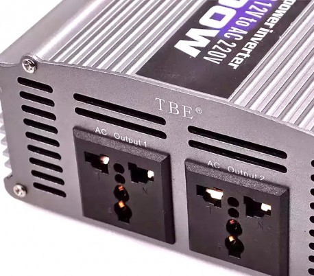 Inversor N-5000W multiusos para coches barcos  5000W de DC 12V a AC 220V