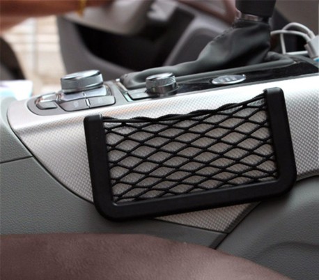 178842 Bolsillo de red universal para teléfono móvil 14x8 cm para el coche