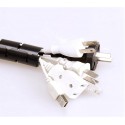 003018 Organizador para cables en aspiral Techmade de 2,5 mt agrupa y organiza