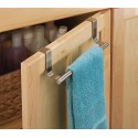 061008 Toallero en acero para colgar WELKHOME ahorrador de espacio 36x8x6 cm