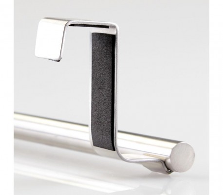 061008 Toallero en acero para colgar WELKHOME ahorrador de espacio 36x8x6 cm