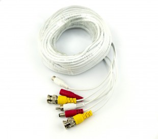 Cable para la señal de audio y video de cámaras BNC RCA 10 metros
