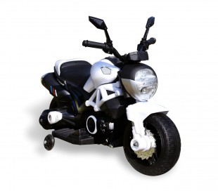 LT885 Moto eléctrica para niños HUNTER con ruedines 6V luces LED