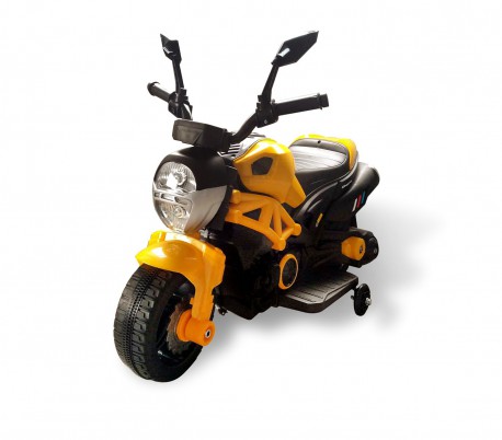 LT885 Moto eléctrica para niños HUNTER con ruedines 6V luces LED