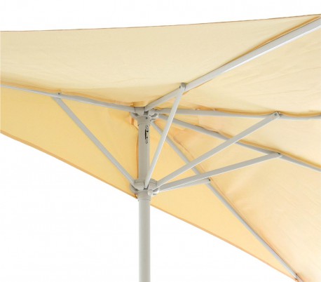 331774 Sombrilla semicircular de pared para jardín ONSHORE 160X100 cm