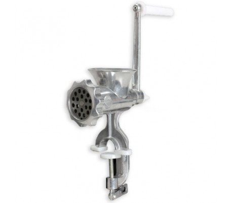 Picadora de carne con pinza de sujeción y...