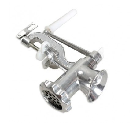 Picadora de carne con pinza de sujeción y...