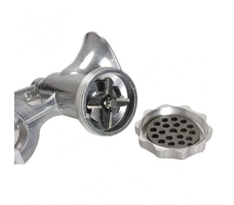 Picadora de carne con pinza de sujeción y...