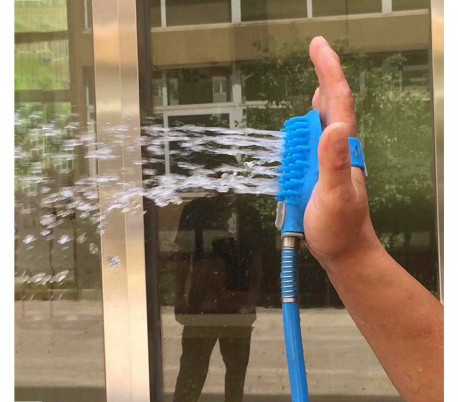 255470 Sistema de lavado para perros Pet Scrub con esponja y bomba de agua