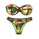 G1662 Bikini para mujer mod. FRUIT con fantasía de frutas y copas acolchadas G1662 Bikini para mujer mod. FRUIT con fantasía de frutas y copas acolchadas