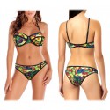 G1662 Bikini para mujer mod. FRUIT con fantasía de frutas y copas acolchadas G1662 Bikini para mujer mod. FRUIT con fantasía de frutas y copas acolchadas