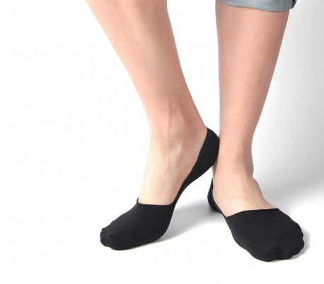 NY-700D Pack de 12 calcetines invisibles con tira de silicona antideslizante