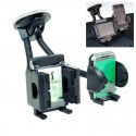 Soporte flexible extensible rotatorio  coche con ventosa para teléfono
