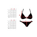DW8885 Bikini para mujer mod. ALICE dos piezas copas acolchadas con motivos 