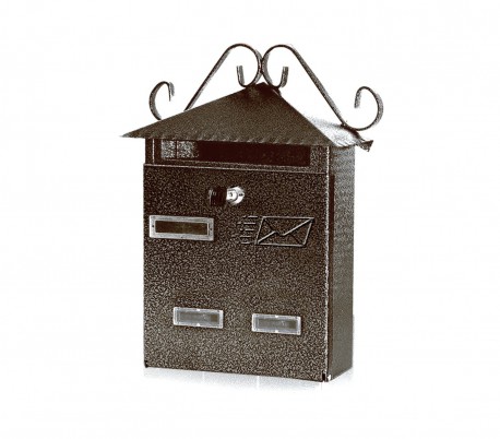 Buzón para las cartas ARTIGIAN IRON Art. 717 con cerradura 36X13X37 cm