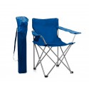 480718 Silla plegable con portavasos JOY SUMMER playa camping piscina AZUL