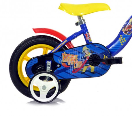 Bicicleta para niños DINO BIKE 108 L-SIP talla 10 SAM IL POMPIERE edad 2-4 años