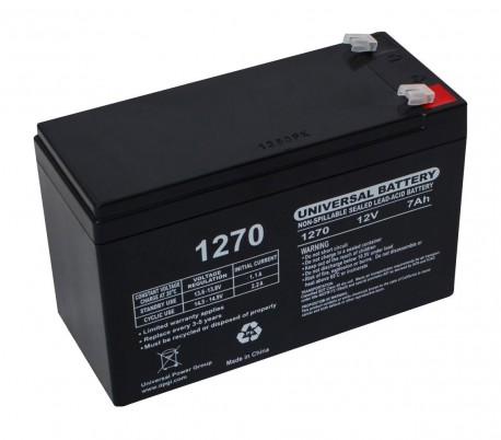 Batería de plomo 7Ah para coches eléctricos y scooters código 12N7AH 12v
