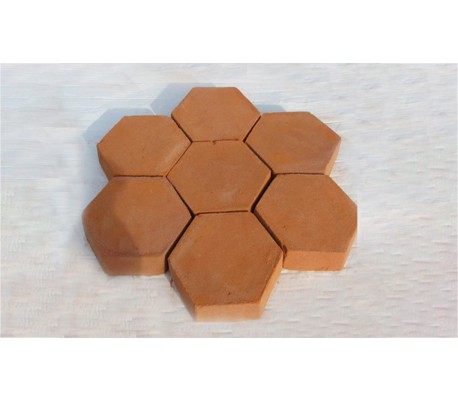 10757 Molde de pavimentación hexagonal para crear guijarros 28 X 29 cm