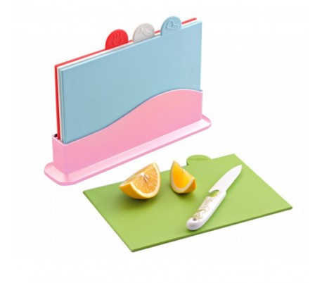 Set conjunto cocina 4 tablas de cortar de pvc...