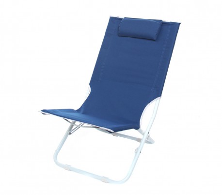 441030 Tumbona plegable JOY SUMMER Textilene con cojín tubular 22