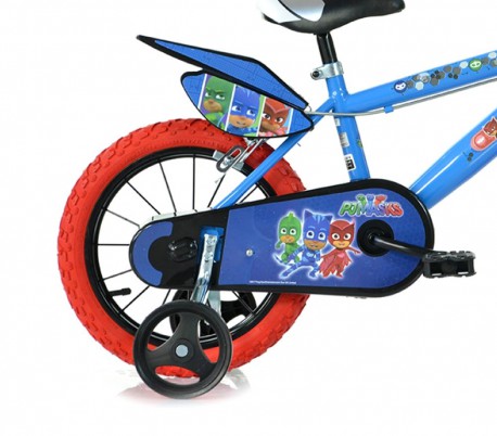 Bicicleta para niños DINO BIKES 416U-PJ talla 16 PJ MASKS edad de 4 a 7 años