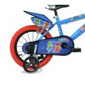 Bicicleta para niños DINO BIKES 416U-PJ talla 16 PJ MASKS edad de 4 a 7 años