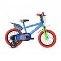 Bicicleta para niños DINO BIKES 416U-PJ talla 16 PJ MASKS edad de 4 a 7 años