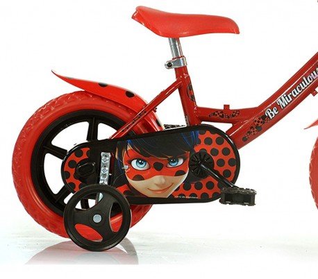 Bicicleta para niños DINO BIKES 124 RL-LB talla 12 MIRACULOUS edad de 3 a 5 años