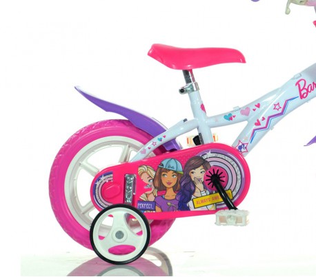 Bicicleta para niña DINO BIKES 612 GL-BA talla 12 BARBIE edad de 3 a 5 años