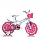 Bicicleta para niños DINO BIKES 616 G-BA talla 16 BARBIE edad de 4 a 7 años