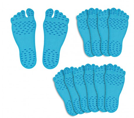 Pack 6 pares de plantillas adhesivas ADFoot para pies higiénico y antiarañazos