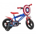 Bicicleta para niños DINO BIKES 412 UL-CA talla 12 AVENGERS de edad 3 a 5 años