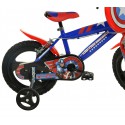 Bicicleta para niños DINO BIKES 414 UL-CA talla 14 AVENGERS de edad 3 a 6 años