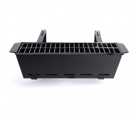 10756 Barbacoa universal para balcón o barandas en terraza o jardín 19x58x38 cm
