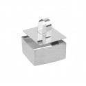594809 Set 2 moldes de pasta cuadrada para primeros platos y postres 8x8x4 cm