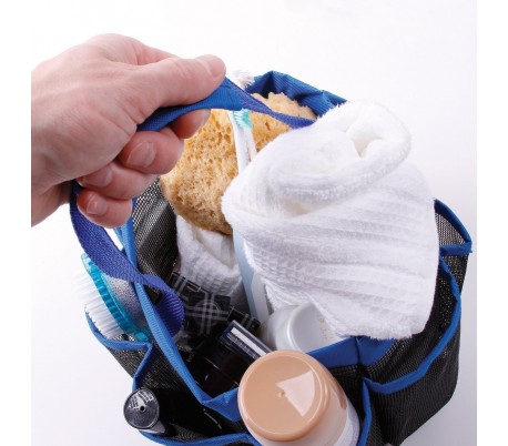 Bolsa organizador 8 multibolsillos ducha con...
