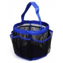Bolsa organizador 8 multibolsillos ducha con una malla transpirable