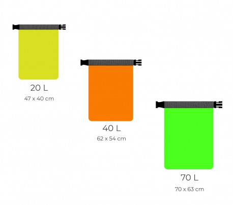 10754 Bolsa flotante a prueba de agua para navegar 20 - 40 - 70 litros