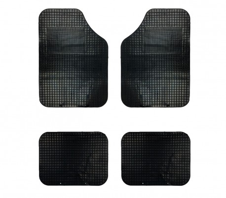 749137 Set de 4 alfombras para el coche AUTOSPRINT goma antideslizante universal