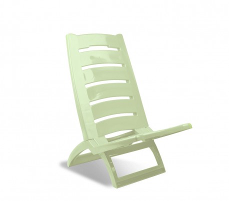 Silla plegable para la playa EVERTOP plástico rígido varios colores 65x38x50 cm